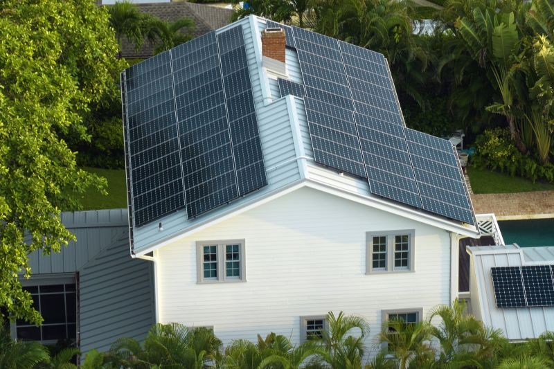 Solar Panels on a House